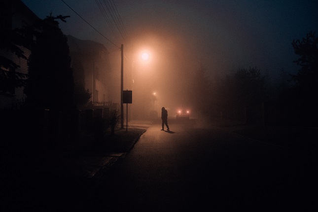 Burglar Roaming at Night