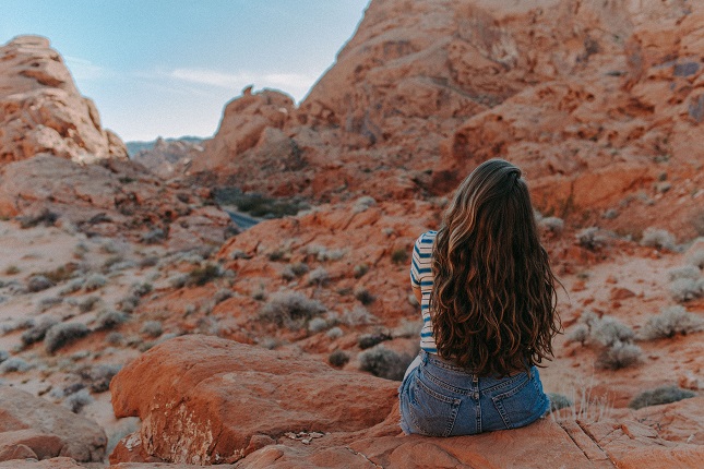 Valley of Fire Nevada Visiting and Sitting